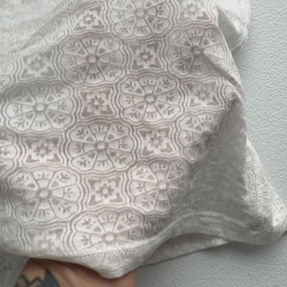 GAP White Fitted Ribbed Short Sleeve Tee - Picture 4 of 4